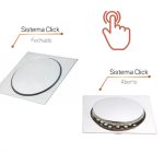 Ralo Inteligente Click Quadrado Em Aço Inox – 10×10 cm